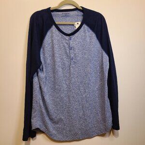EXPRESS HENLEY TOP - L